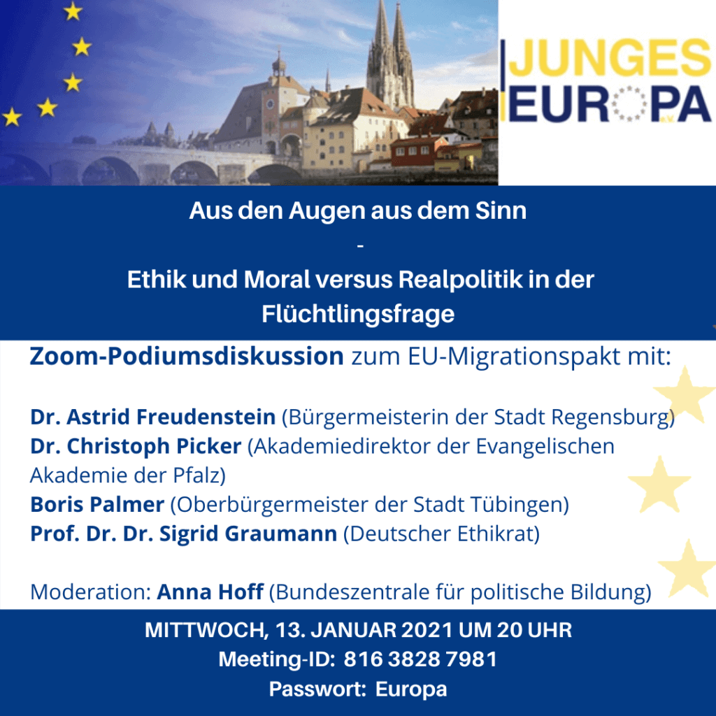 Flyer der Veranstaltung "Aus den Augen, aus dem Sinn"