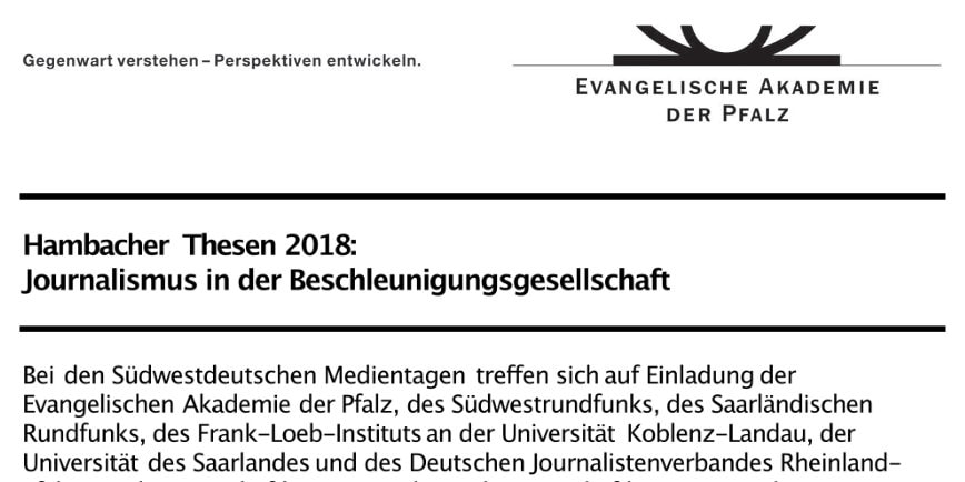 Hambacher Thesen 2018